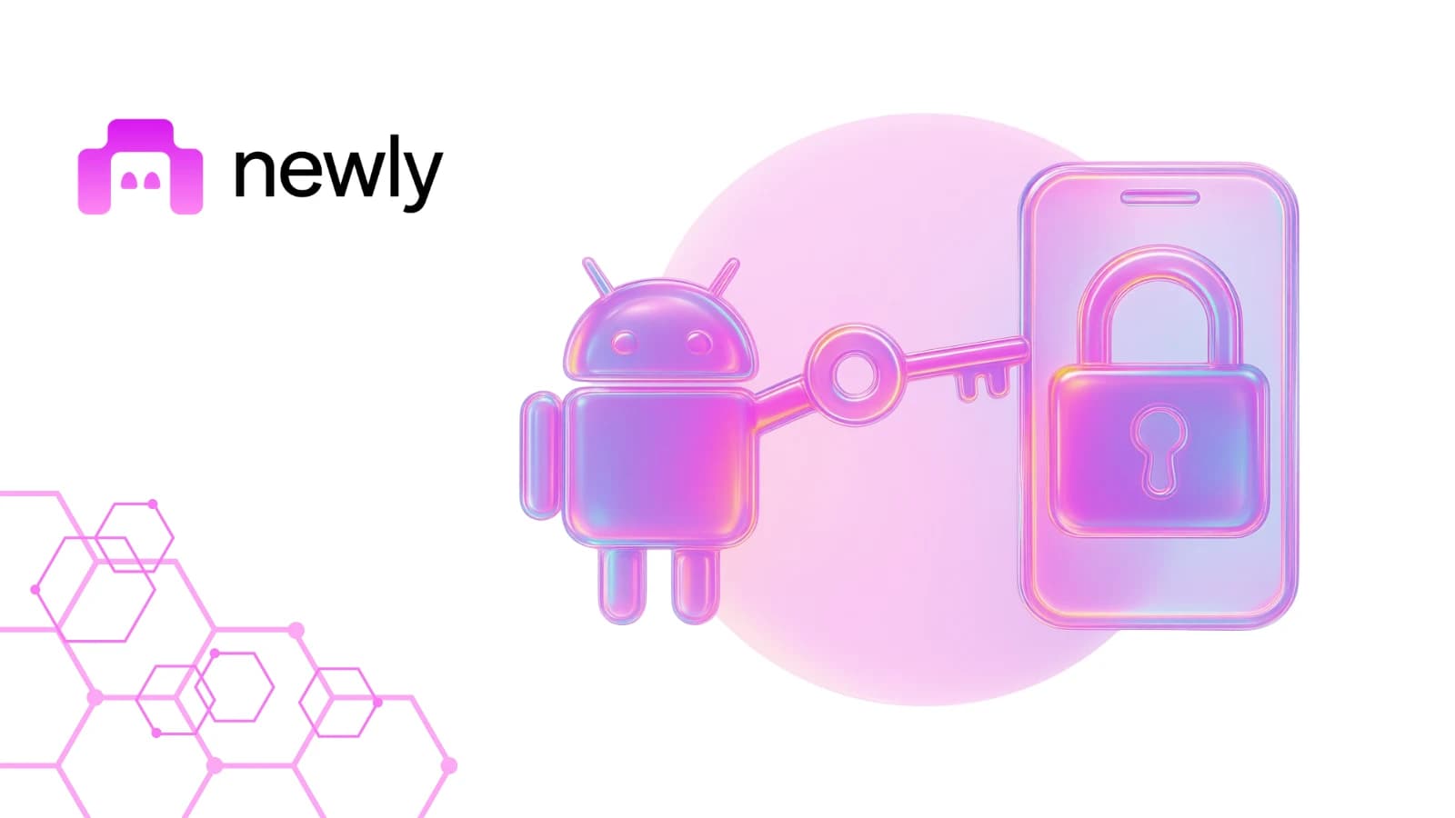 An app signing key unlocking an Android build